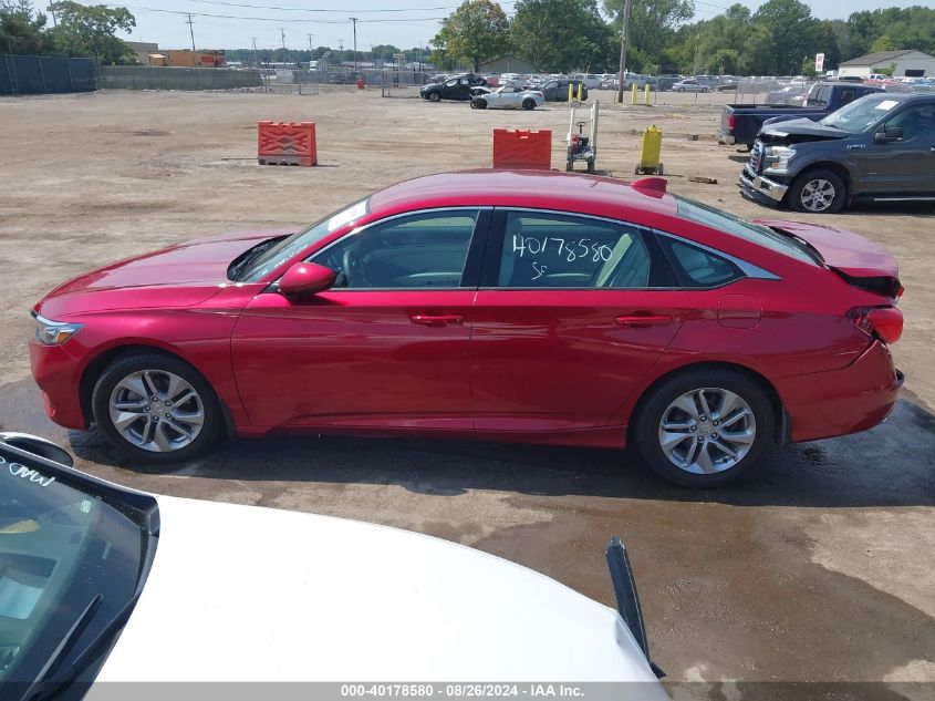 2018 Honda Accord Lx VIN: 1HGCV1F11JA035020 Lot: 40178580