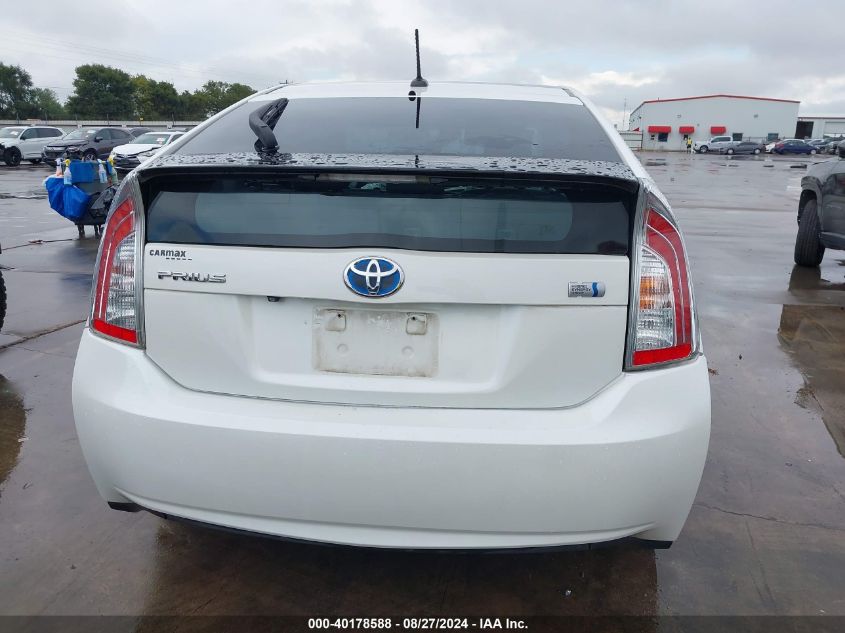 2013 Toyota Prius Three VIN: JTDKN3DU2D5681277 Lot: 40178588