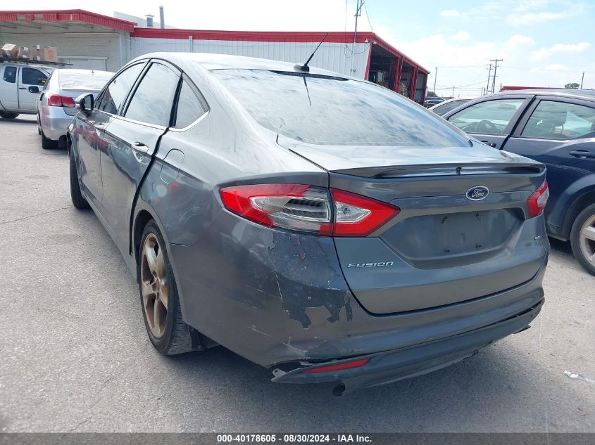 2014 Ford Fusion Se VIN: 3FA6P0H7XER331320 Lot: 40178605