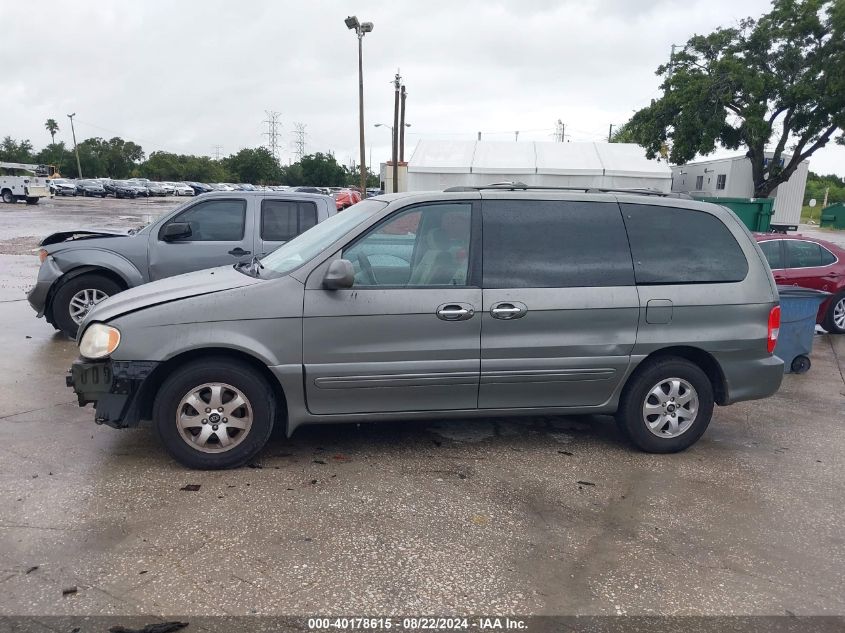 2004 Kia Sedona Ex/Lx VIN: KNDUP131946525259 Lot: 40178615