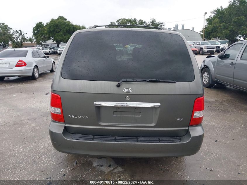 2004 Kia Sedona Ex/Lx VIN: KNDUP131946525259 Lot: 40178615