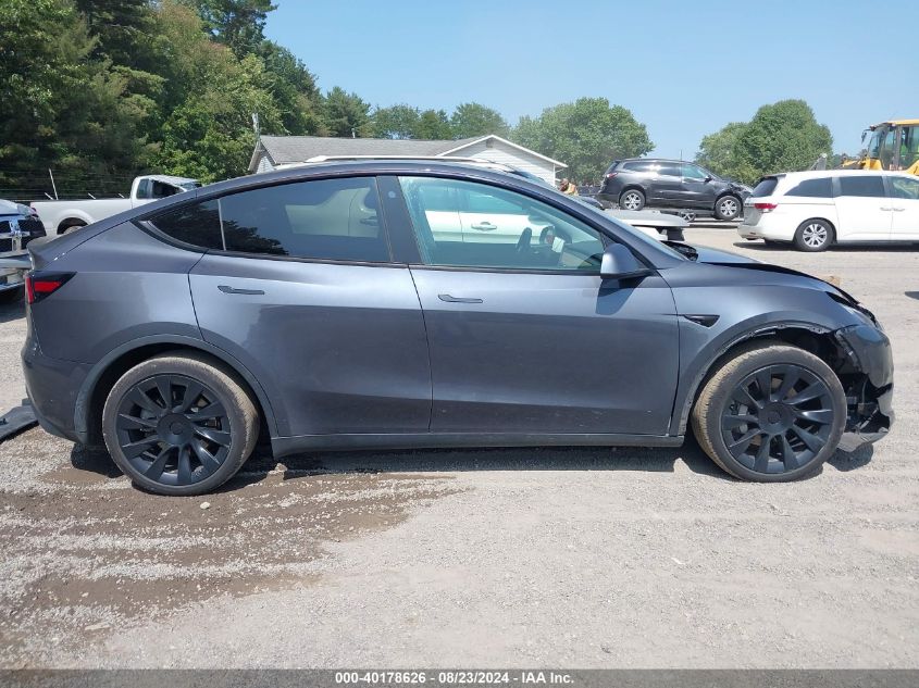 2021 Tesla Model Y Long Range Dual Motor All-Wheel Drive VIN: 5YJYGAEE7MF193795 Lot: 40178626