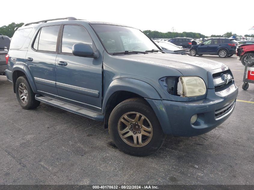 2007 Toyota Sequoia Sr5 V8 VIN: 5TDZT34AX7S295246 Lot: 40178632