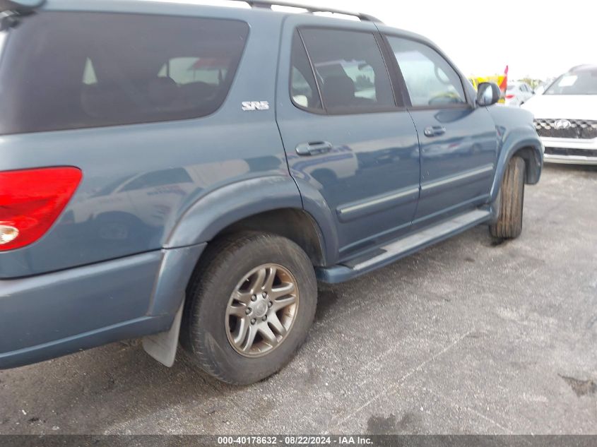 2007 Toyota Sequoia Sr5 V8 VIN: 5TDZT34AX7S295246 Lot: 40178632