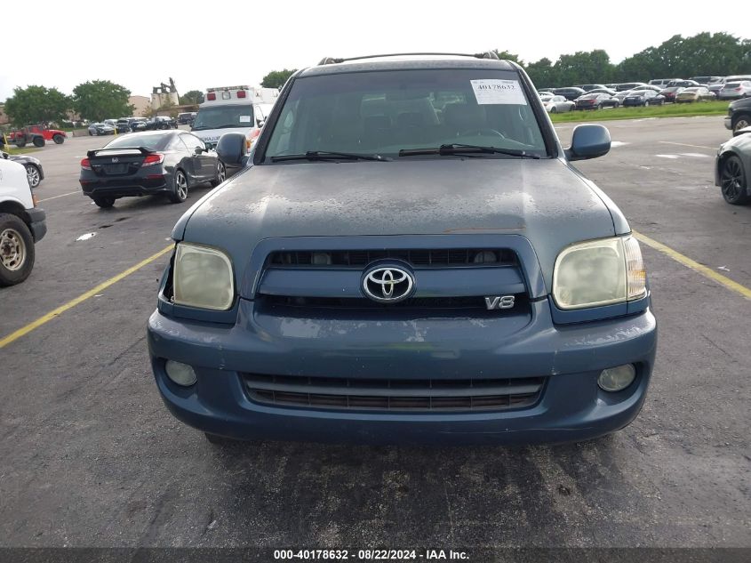 2007 Toyota Sequoia Sr5 V8 VIN: 5TDZT34AX7S295246 Lot: 40178632