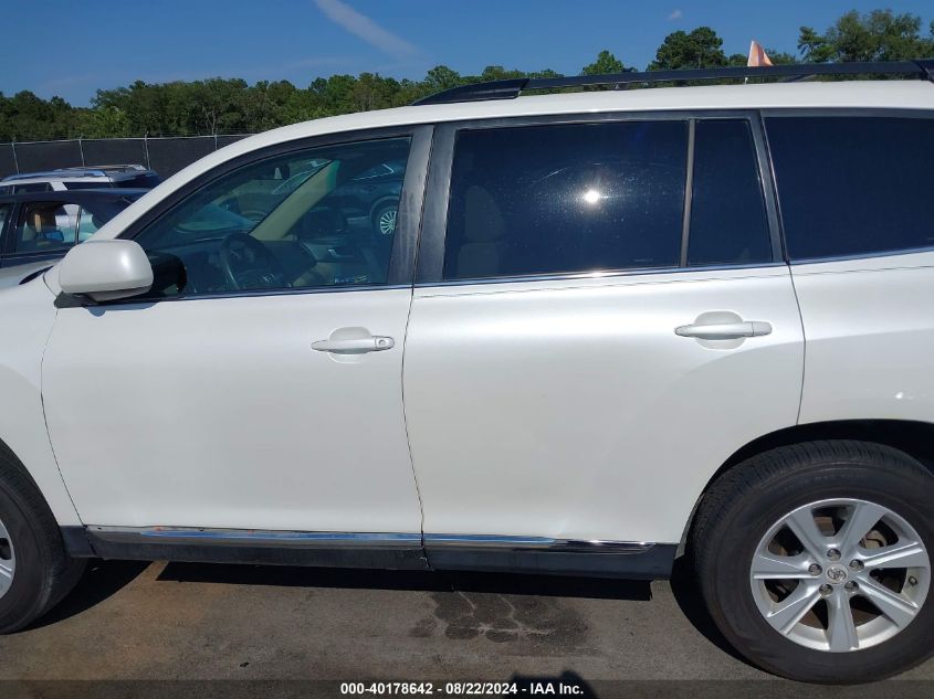 2011 Toyota Highlander Base V6 VIN: 5TDZK3EHXBS035338 Lot: 40178642