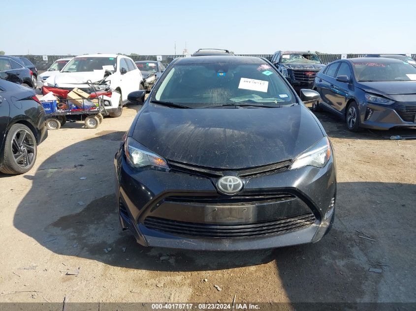 2018 Toyota Corolla Le VIN: 5YFBURHE0JP839574 Lot: 40178717