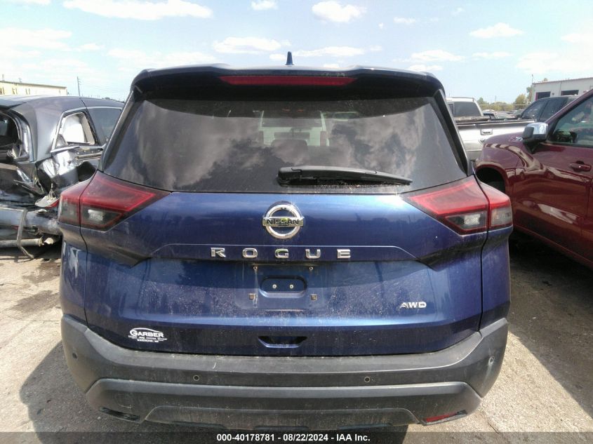 2021 Nissan Rogue S Intelligent Awd VIN: JN8AT3AB5MW229066 Lot: 40178781