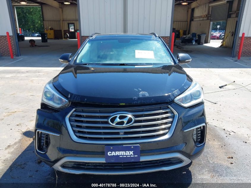 2017 Hyundai Santa Fe Se Ultimate VIN: KM8SRDHF0HU170812 Lot: 40178785