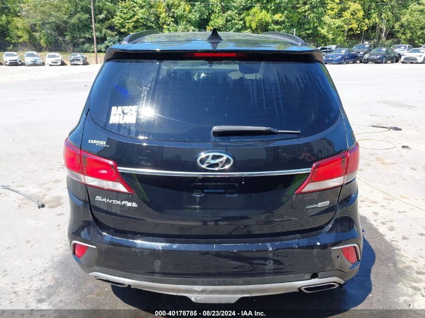 2017 Hyundai Santa Fe Se Ultimate VIN: KM8SRDHF0HU170812 Lot: 40178785