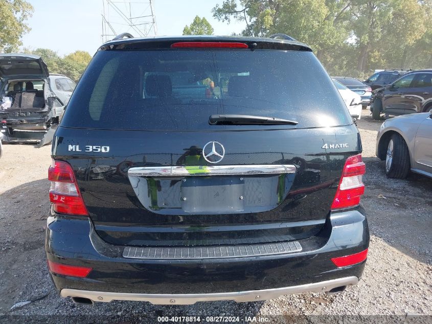 2010 Mercedes-Benz Ml 350 4Matic VIN: 4JGBB8GB9AA567615 Lot: 40178814