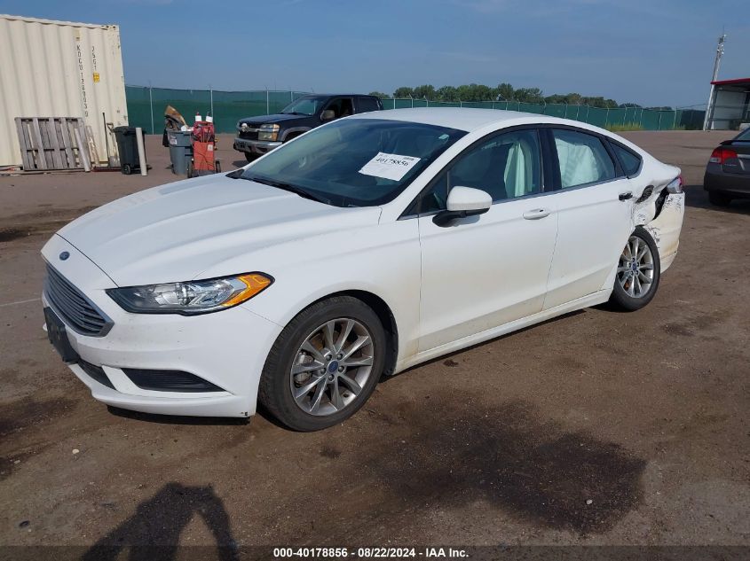 2017 FORD FUSION SE - 3FA6P0HD1HR367763