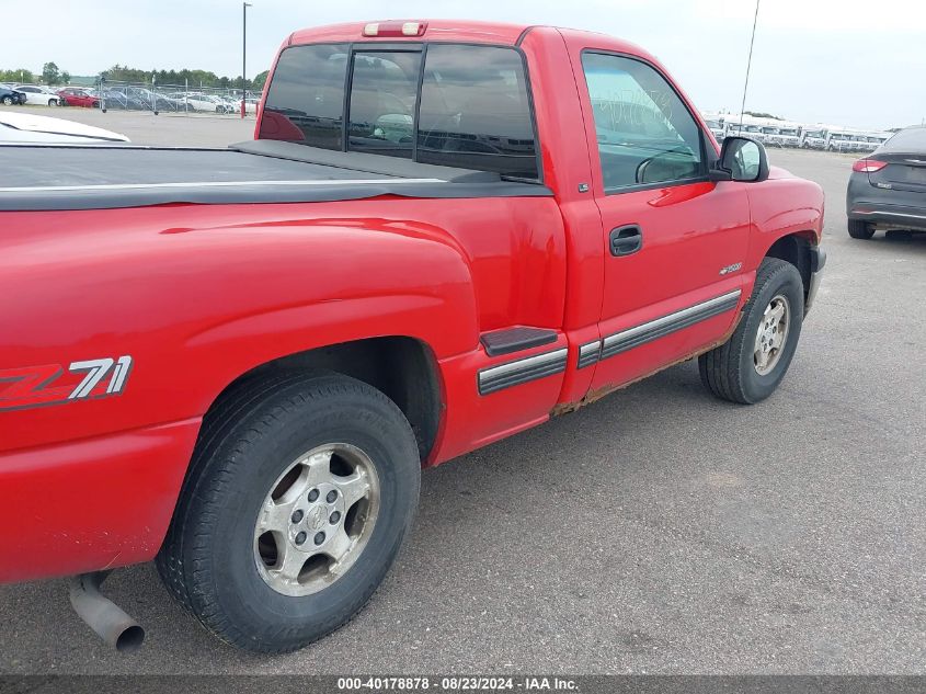 1999 Chevrolet Silverado 1500 Ls VIN: 1GCEK14T1XZ158430 Lot: 40178878