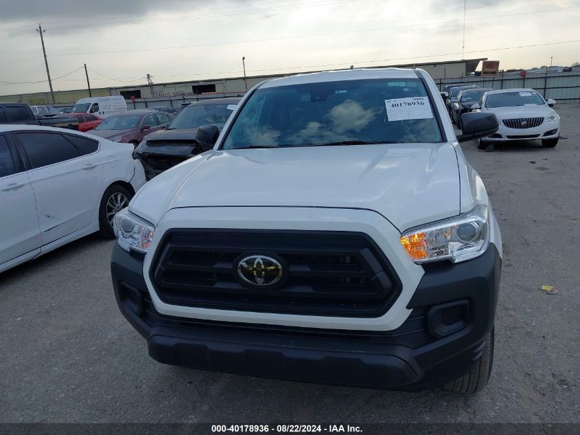 2022 Toyota Tacoma Sr VIN: 3TYRX5GN2NT044480 Lot: 40178936