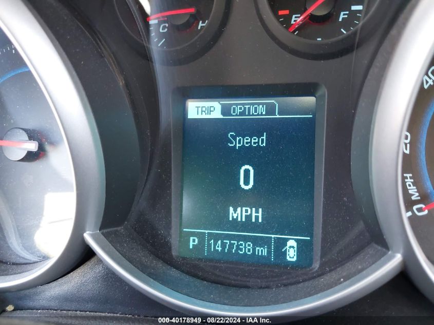 2014 Chevrolet Cruze 1Lt Auto VIN: 1G1PC5SB7E7297194 Lot: 40178949