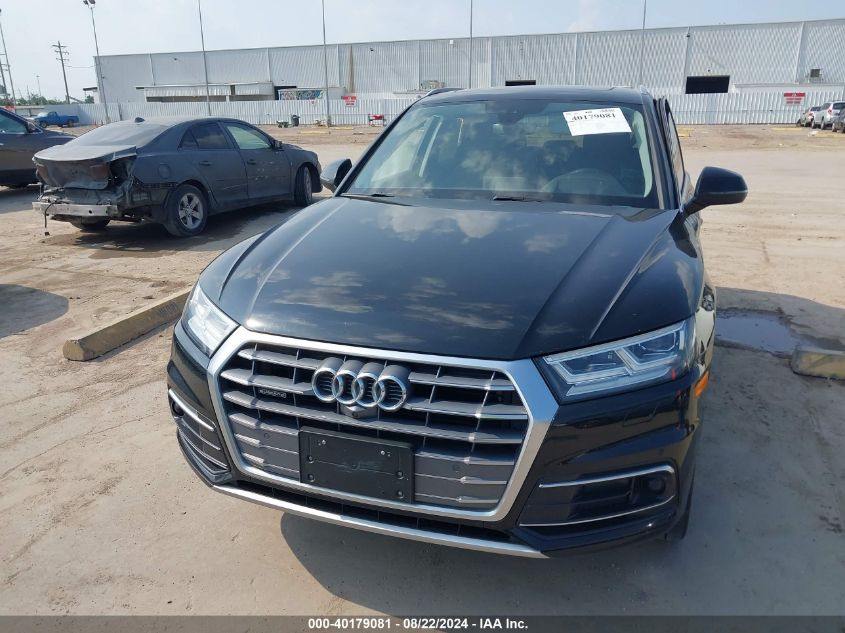 2018 Audi Q5 2.0T Premium/2.0T Tech Premium VIN: WA1CNAFY5J2205346 Lot: 40179081