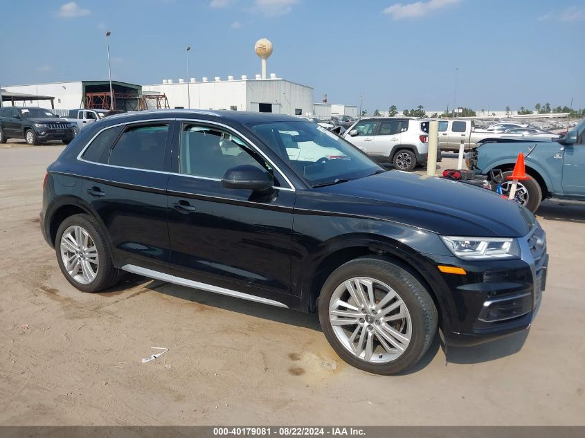 2018 Audi Q5 2.0T Premium/2.0T Tech Premium VIN: WA1CNAFY5J2205346 Lot: 40179081