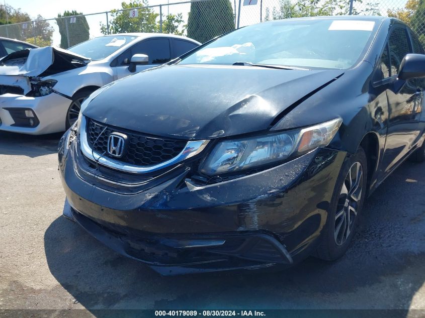 2013 Honda Civic Ex VIN: 19XFB2F88DE255246 Lot: 40179089