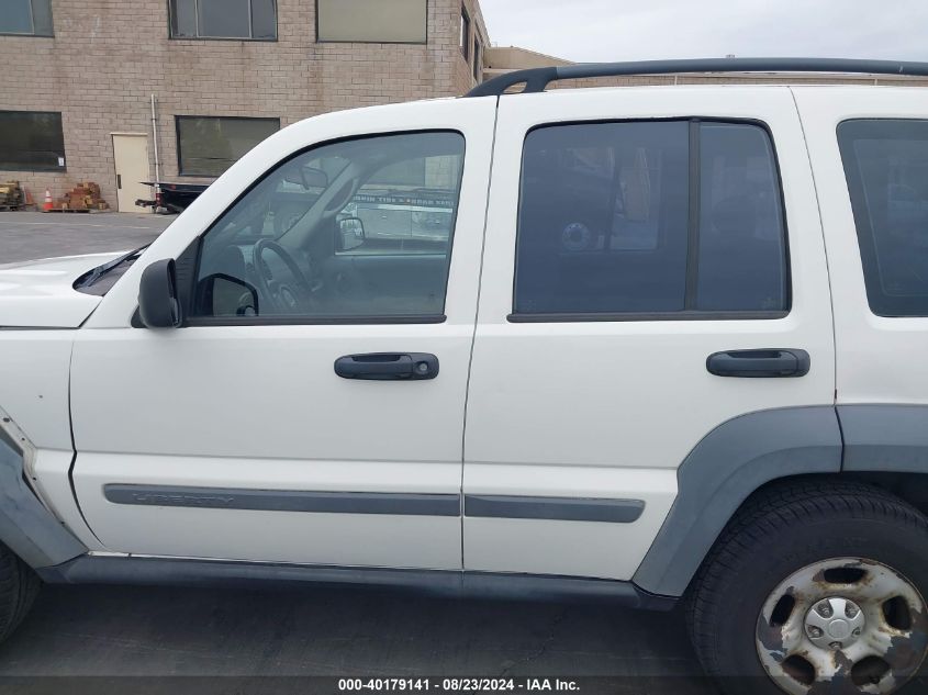 2006 Jeep Liberty Sport VIN: 1J4GK48KX6W105926 Lot: 40179141