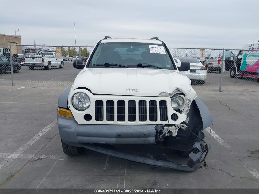 2006 Jeep Liberty Sport VIN: 1J4GK48KX6W105926 Lot: 40179141