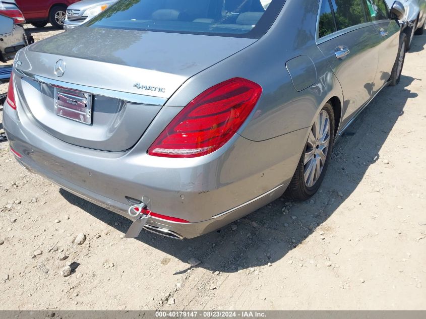 2015 Mercedes-Benz S 550 4Matic VIN: WDDUG8FB2FA090409 Lot: 40179147