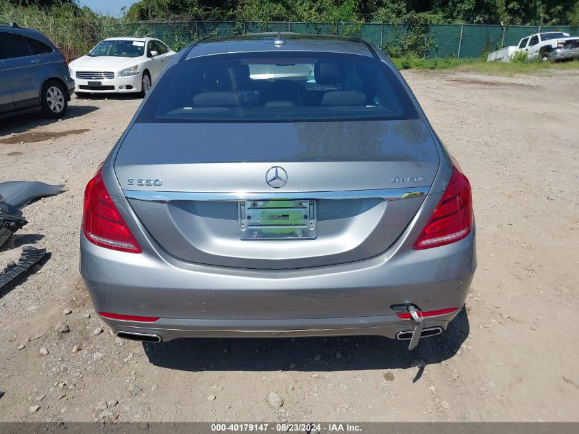 2015 Mercedes-Benz S 550 4Matic VIN: WDDUG8FB2FA090409 Lot: 40179147