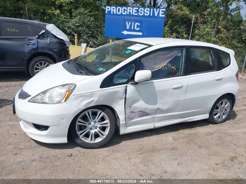 2009 Honda Fit Sport VIN: JHMGE88469S021702 Lot: 40179213