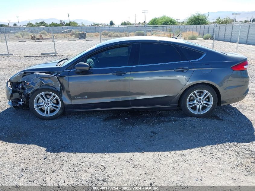 2018 Ford Fusion Hybrid Se VIN: 3FA6P0LU5JR118153 Lot: 40179254