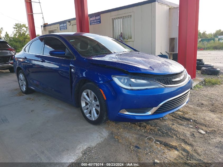 2016 Chrysler 200 Limited VIN: 1C3CCCAB9GN160854 Lot: 40179314