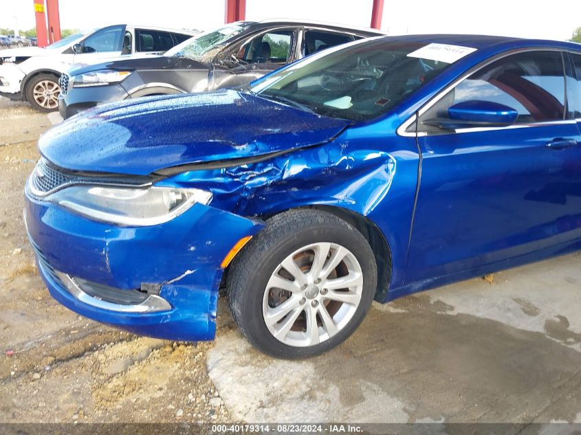 2016 Chrysler 200 Limited VIN: 1C3CCCAB9GN160854 Lot: 40179314