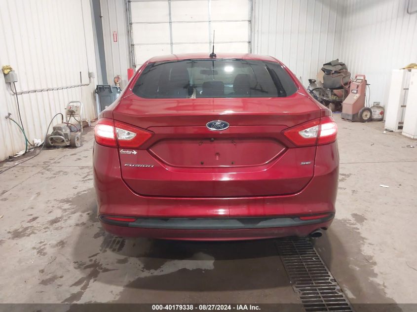 2014 Ford Fusion Se VIN: 3FA6P0H7XER195030 Lot: 40179338