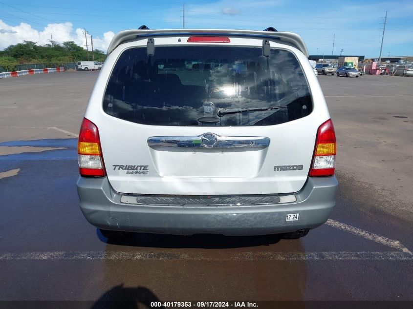 4F2YU09132KM29823 2002 Mazda Tribute Es V6/Lx V6