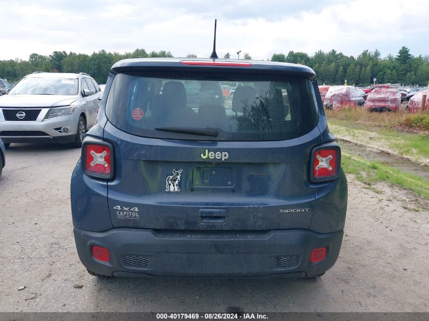 2021 Jeep Renegade Sport 4X4 VIN: ZACNJDAB0MPM25208 Lot: 40179469