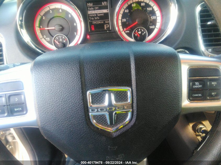 2013 Dodge Durango Sxt VIN: 1C4RDHAG0DC539681 Lot: 40179478