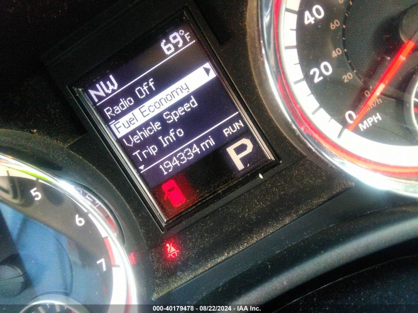 2013 Dodge Durango Sxt VIN: 1C4RDHAG0DC539681 Lot: 40179478