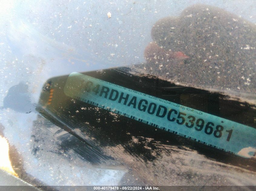 2013 Dodge Durango Sxt VIN: 1C4RDHAG0DC539681 Lot: 40179478