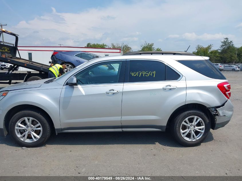 2016 Chevrolet Equinox Lt VIN: 2GNALCEK9G1126290 Lot: 40179549