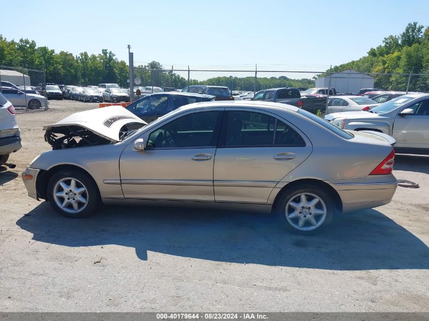 2003 Mercedes-Benz C 240 VIN: WDBRF81J43F392458 Lot: 40179644