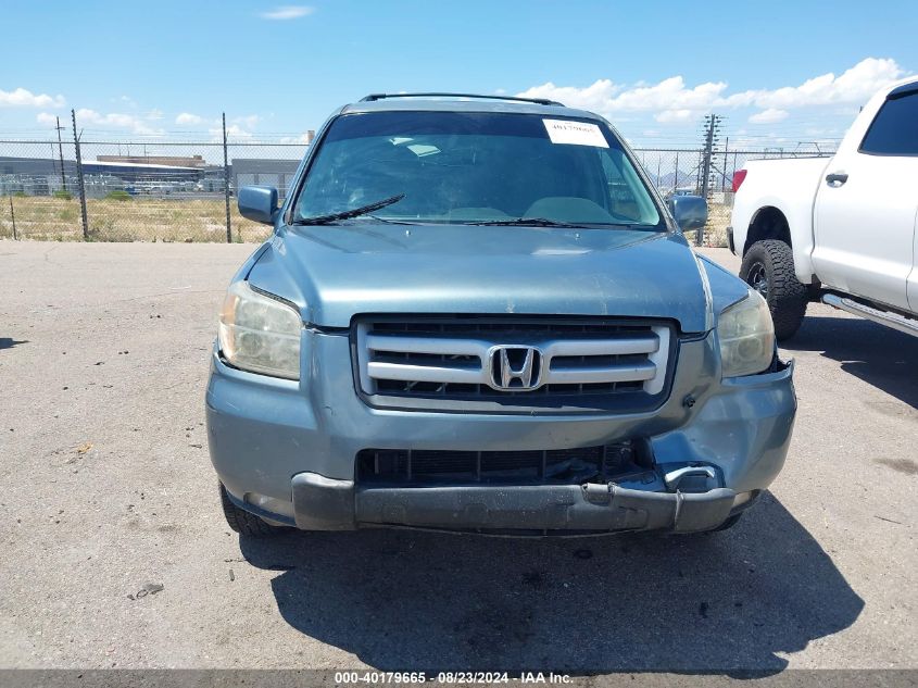 2007 Honda Pilot Ex-L VIN: 2HKYF18797H522664 Lot: 40179665