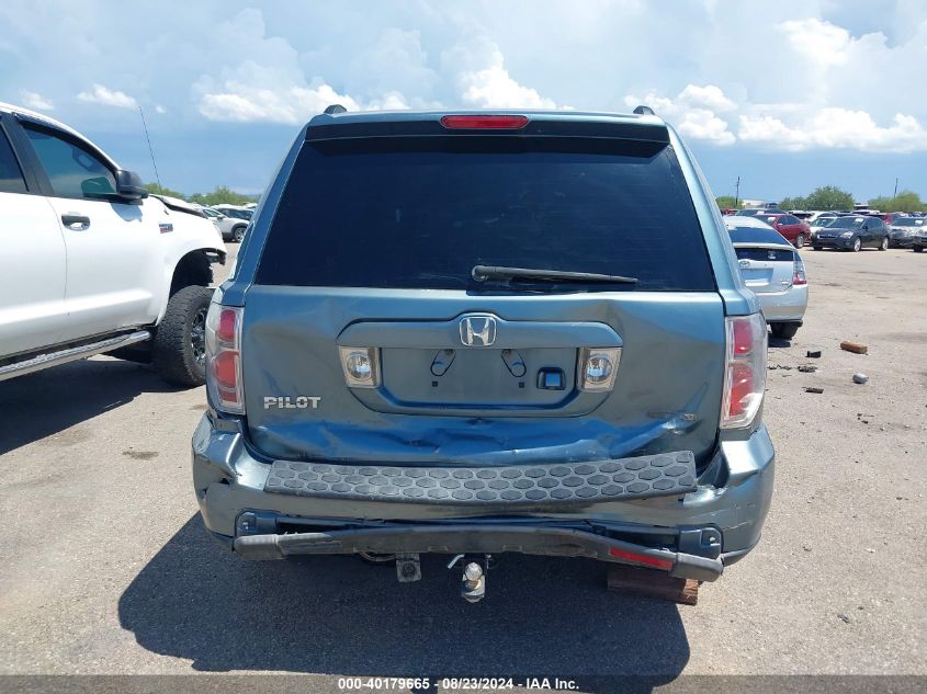 2007 Honda Pilot Ex-L VIN: 2HKYF18797H522664 Lot: 40179665