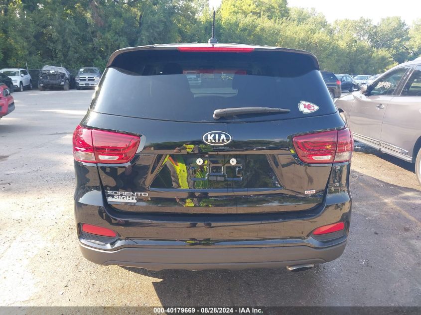 2019 Kia Sorento 2.4L Lx VIN: 5XYPGDA31KG466155 Lot: 40179669