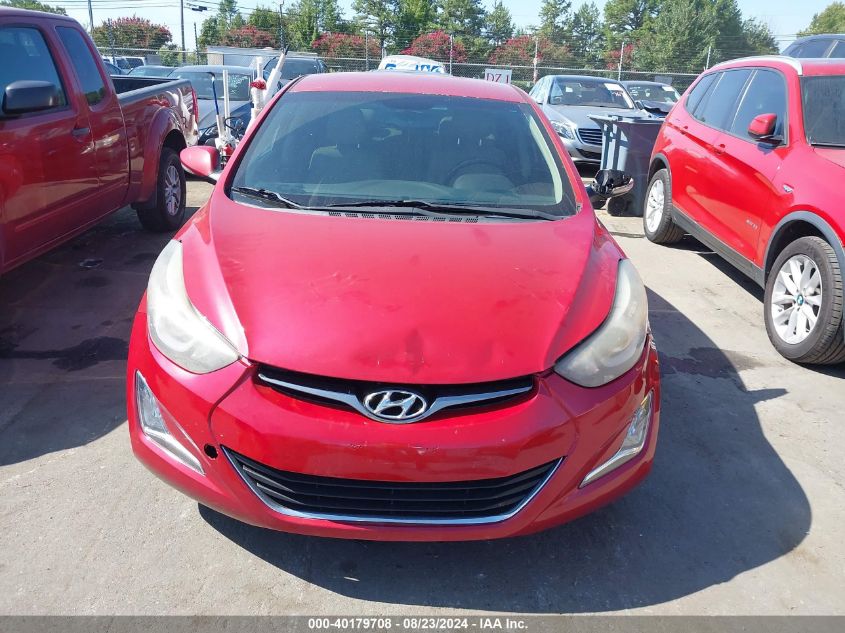 2014 Hyundai Elantra Limited VIN: KMHDH4AE9EU182711 Lot: 40179708