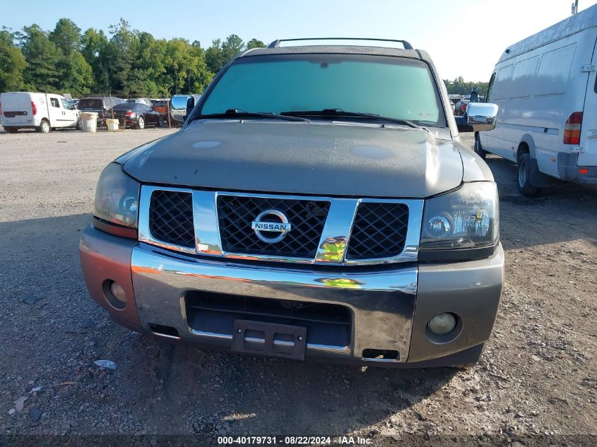 2006 Nissan Armada Le VIN: 5N1AA08A16N722759 Lot: 40179731