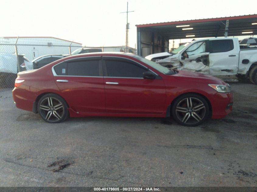 2017 Honda Accord Sport VIN: 1HGCR2F50HA041771 Lot: 40179805