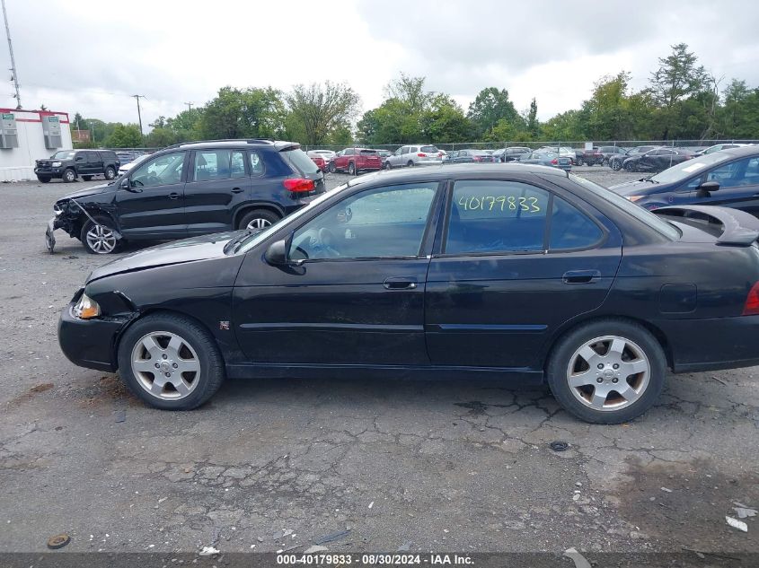 2006 Nissan Sentra Se-R VIN: 3N1AB51D66L620556 Lot: 40179833