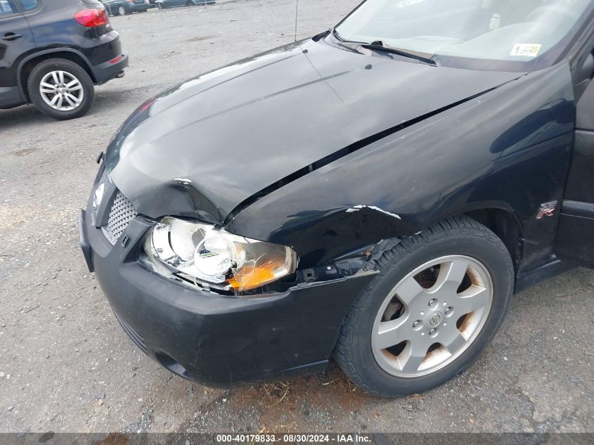 2006 Nissan Sentra Se-R VIN: 3N1AB51D66L620556 Lot: 40179833