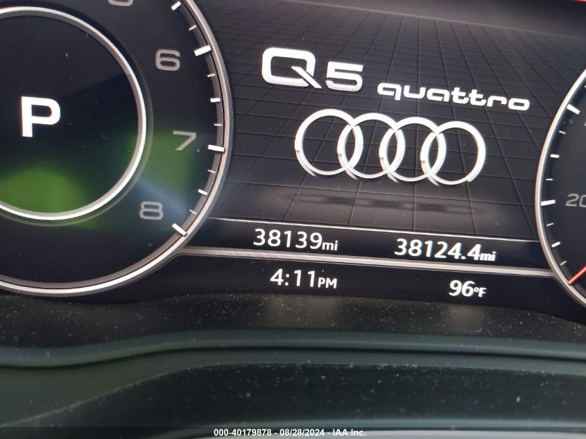 2020 Audi Q5 Premium Plus 45 Tfsi Quattro S Tronic VIN: WA1BNAFY8L2042187 Lot: 40179878