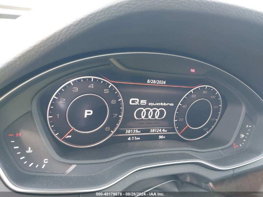 2020 Audi Q5 Premium Plus 45 Tfsi Quattro S Tronic VIN: WA1BNAFY8L2042187 Lot: 40179878