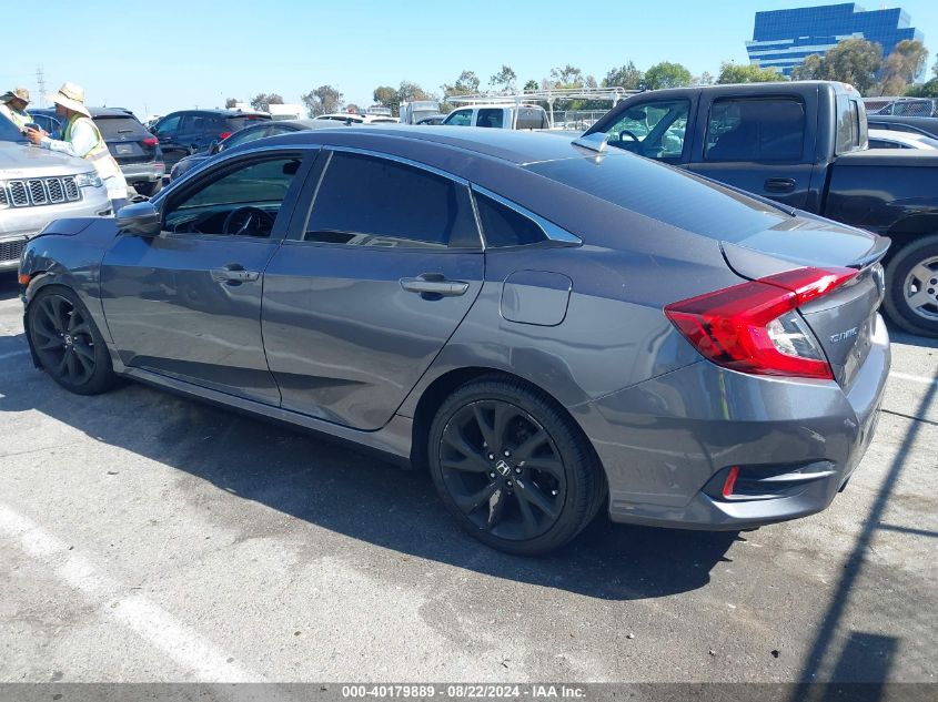 2019 Honda Civic Sport VIN: 2HGFC2F8XKH549182 Lot: 40179889