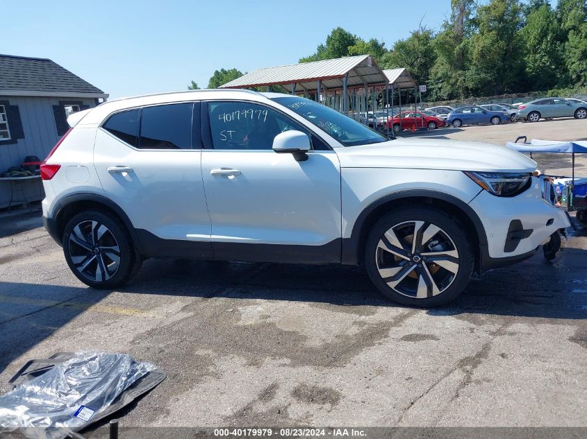 2024 Volvo Xc40 B5 Plus Bright Theme VIN: YV4L12UE3R2248561 Lot: 40179979